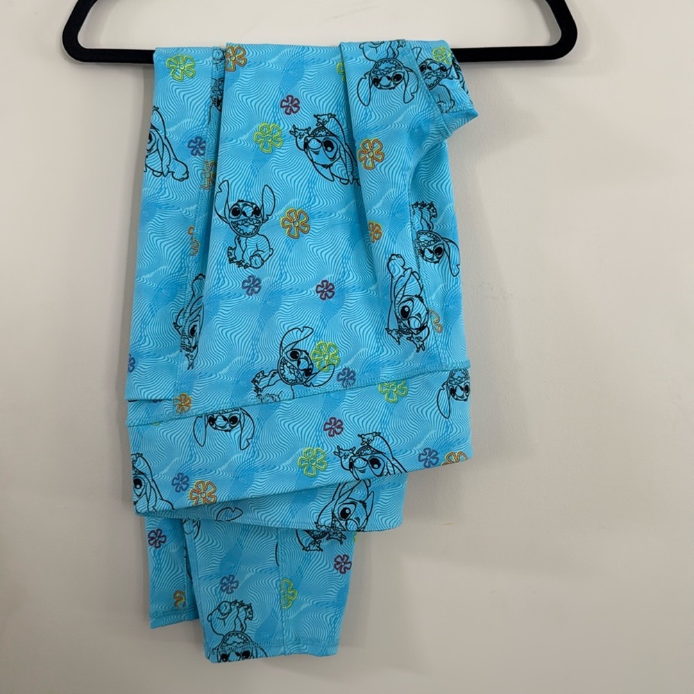 Disney parks stitch leggings exercise pants woman plus 2X